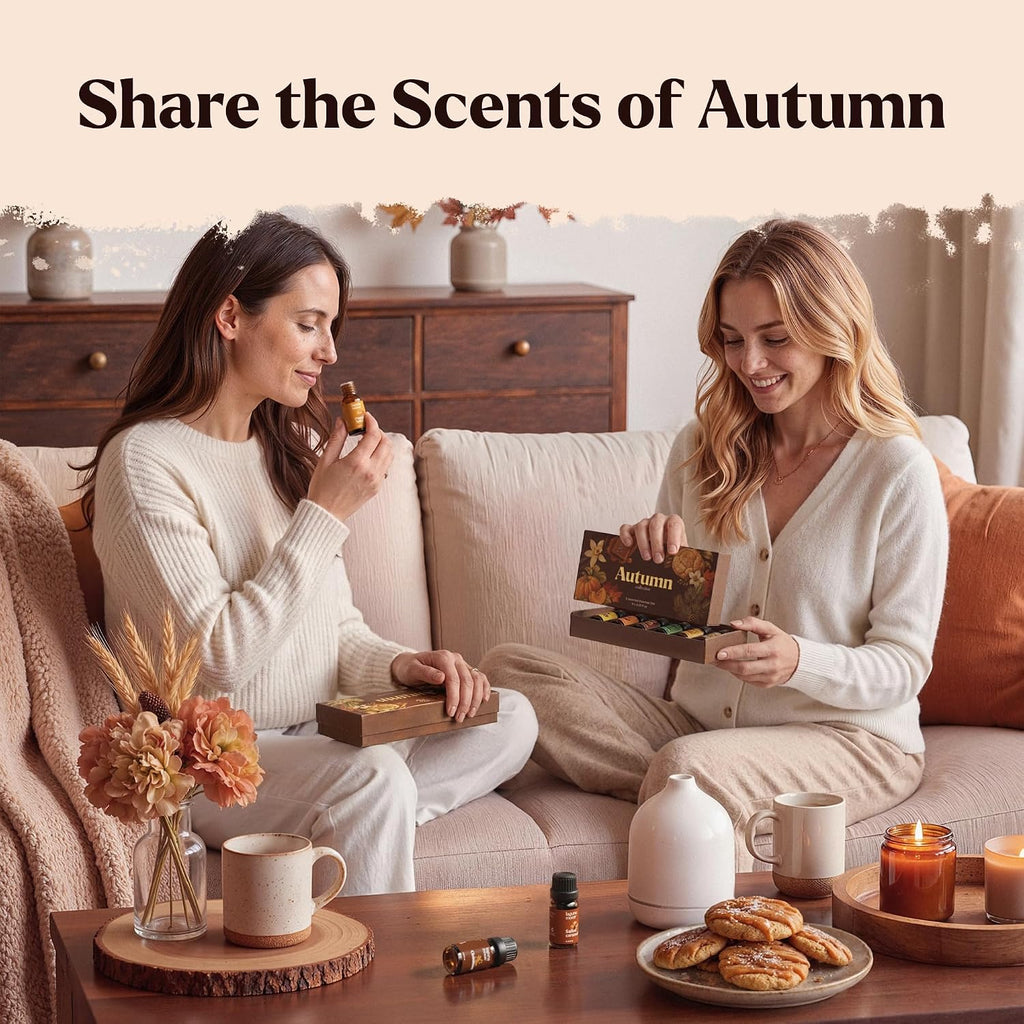 Fall Essential Oils Set for Diffuser for Home 6 X 10Ml