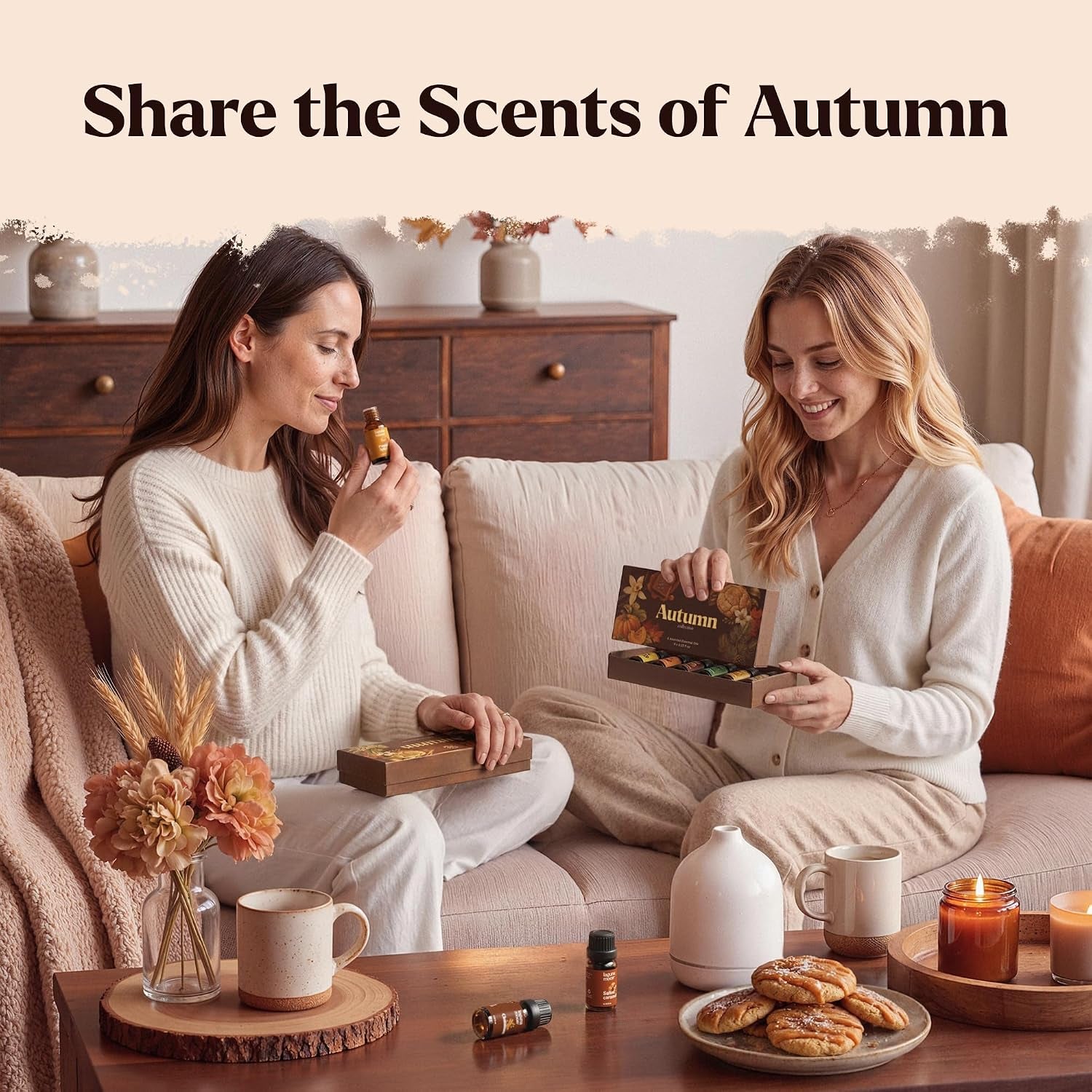 Fall Essential Oils Set for Diffuser for Home 6 X 10Ml