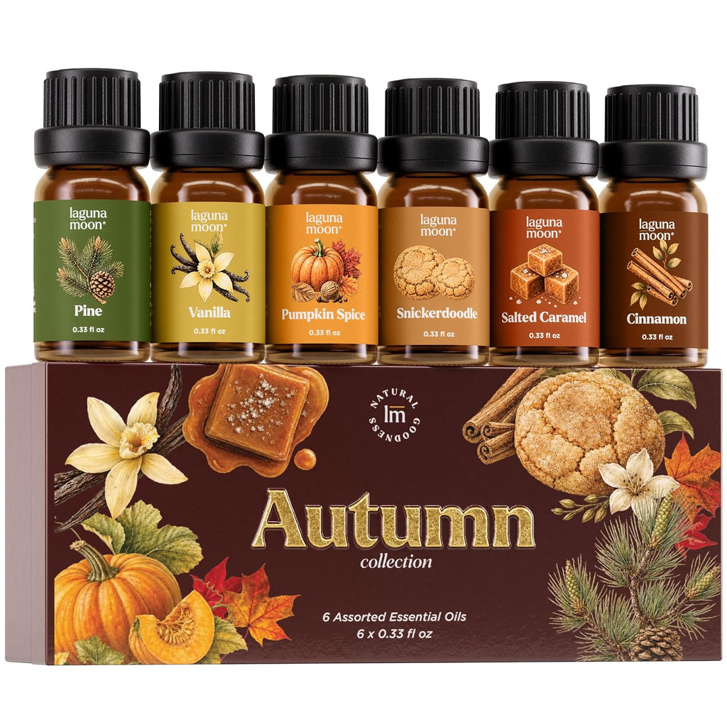 Fall Essential Oils Set for Diffuser for Home 6 X 10Ml