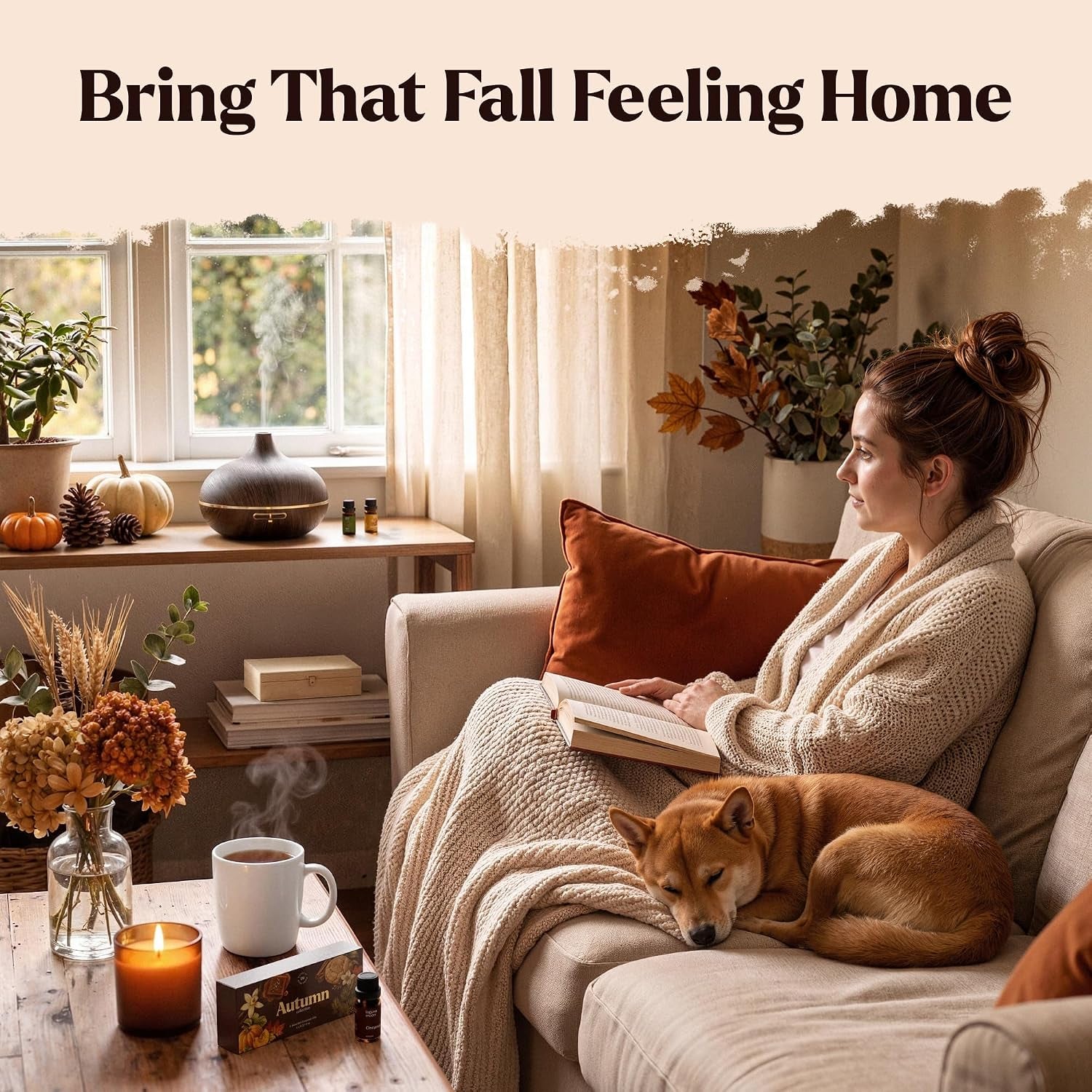 Fall Essential Oils Set for Diffuser for Home 6 X 10Ml